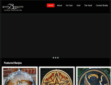 Tablet Screenshot of buddysbanjos.com
